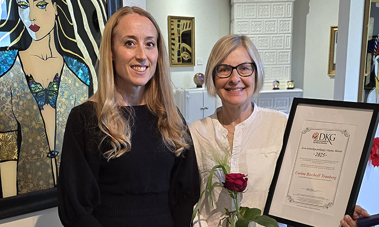 Stort grattis till Carina - årets kvinnliga pedagog!